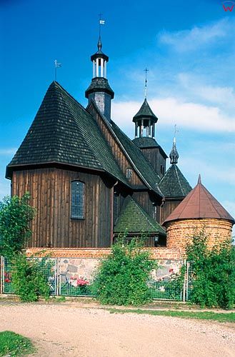Kościół drewniany w Rożentalu.